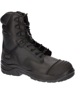 Magnum Rigmaster Side-Zip Leather Safety Boots - Black