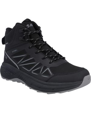 Hi-Tec Litespeed Mid Polyester /Carbon Hiking Boots - Black
