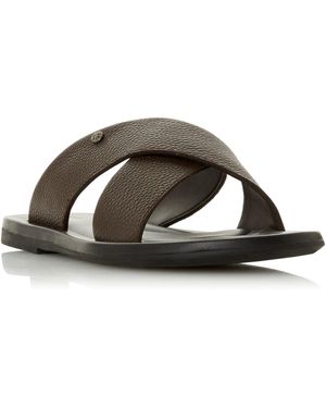 Dune Frankss Leder Keilabsatz - Braun