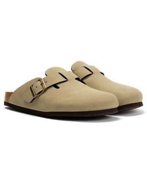 Original Penguin Poppy Sand Mules - Natural
