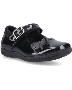 Hush Puppies Julie Ballerina Patent Leather Shoes - Black
