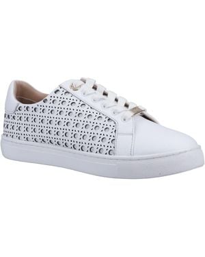 Dune Ease Leather Trainers - White