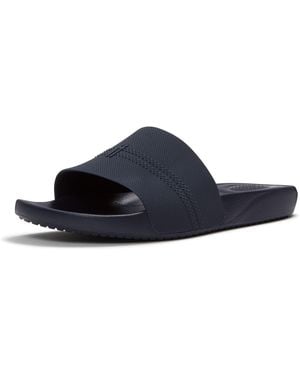 Fitflop Iqushion Pool Polyurethane Midnight Slides - Blue