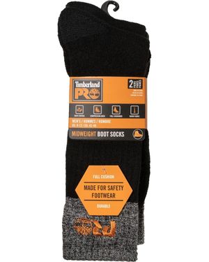 Timberland Colour Block Work Socks - Black
