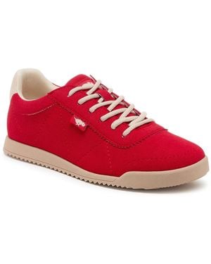 Rocket Dog Bertie Pella Textile Trainers - Red