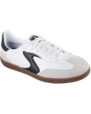 Skechers Hotshot Kickoff Leather Sneakers - White