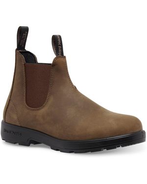 Hard Yakka Brunswick Leather Saddle Nubuck Boots - Brown