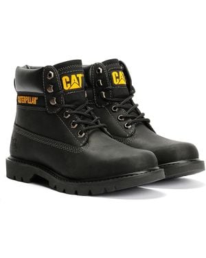 Caterpillar Colorado 2.0 Tractor Leather Boots - Black