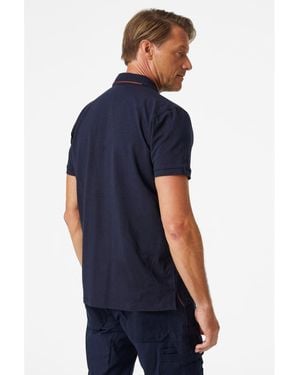 Helly Hansen Workwear Kensington Cotton Polo Shirt - Blue