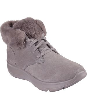 Skechers Sk144334 On-The-Go Joy 144334-Dktp Dark Taupe Slip On Shoes - Grey
