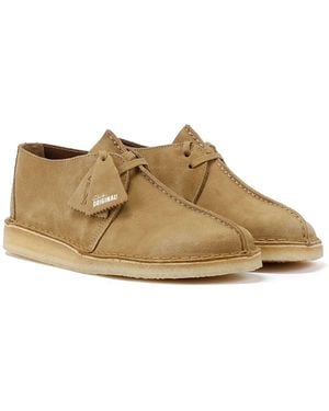 Clarks Desert Trek Wildleder schuhe Von Oakwood - Natur