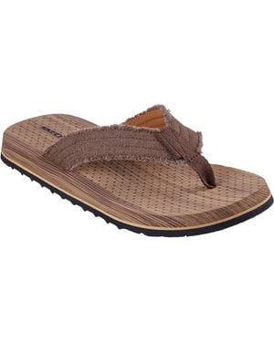 Skechers Tantric Fritz 205098-Brn Slip On Shoe - Brown