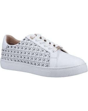 Dune Ease Leather Trainers - White