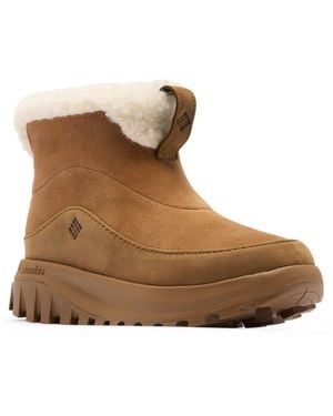 Columbia Snowtrot Ease Leather Light Hiking Boots - Brown