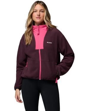 Columbia Sequoia Grove Ii Full Zip Fleece Jacket - Red