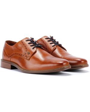 Lambretta Harvey Derby Men's Tan Shoes - Brown