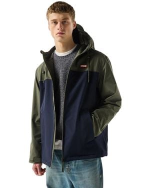 HUNTER Original Block Waterproof Rain Jacket - Black