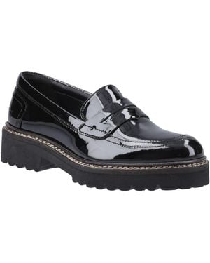 Pod Kenny Leather Loafers - Black