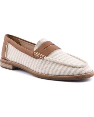 Sperry Top-Sider Port Driving Textile /Tan Standard Loafers - White