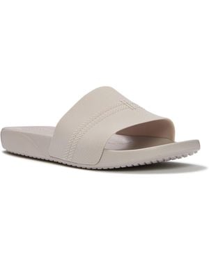 Fitflop Iqushion Pool Polyurethane Pale Slides Pu - White