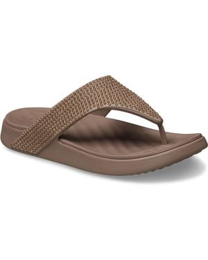 Crocs™ Cro Dsv Getaway Triangle Flip - Brown