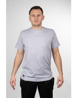 Helly Hansen Oxford Cotton T-Shirt - Gray