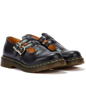 Dr. Martens 8065 Scarpe Da Comfort Nere Per Donne Mary Jane Liscie - Blu