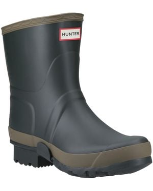 HUNTER Mfs9002Rma-Doc Gardener Short Wellington Boots - Green