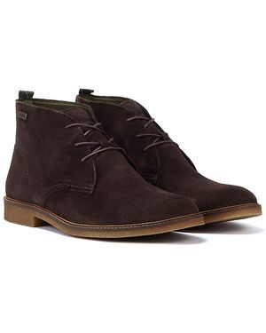Barbour Sonoran Choco Suede Men's Boots - Brown