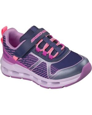 Skechers Glide-Step + Sprint Lines/Multi Trainers - Purple