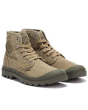 Palladium Pampa Hi Dusky Boots - Green