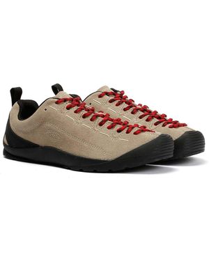 Keen Jasper Suede Mink Trainers - Pink