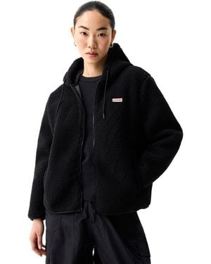 HUNTER Bonelle Borg Jacket Fleece Jackets - Black