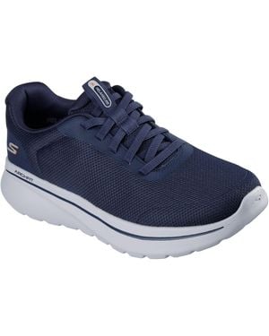 Skechers Go Walk Arch Fit N-Joy Cullman Textile Turnschuhe - Blau