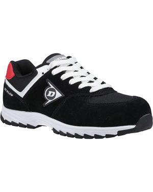 Dunlop Arrow Suede Safety Trainers - Black