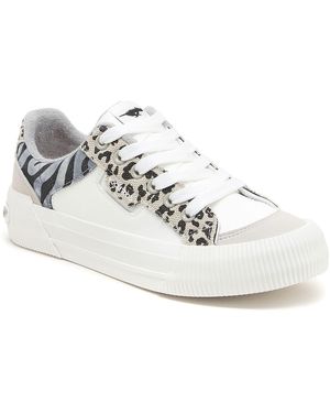 Rocket Dog Cheery Blocked Animal Textile Trainers - White