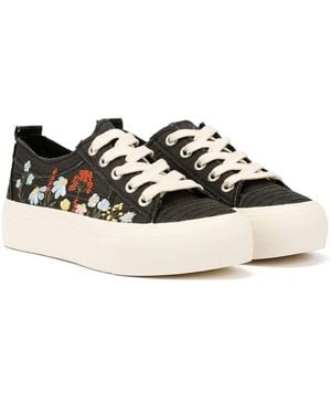 Blowfish Sadie Sun /Floral Trainers - Black