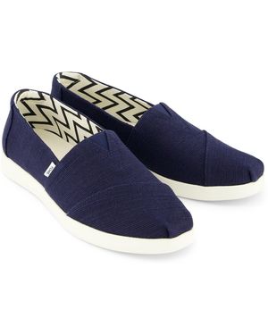 TOMS Alpargata Plus Jute Espadrilles - Blue