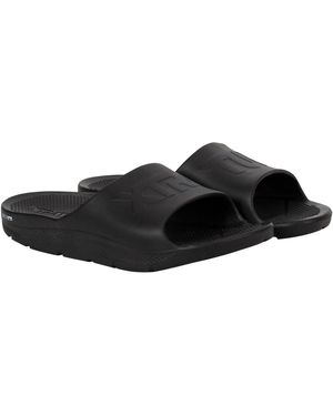 XtraTuf Apres Fish Synthetic Slides - Black