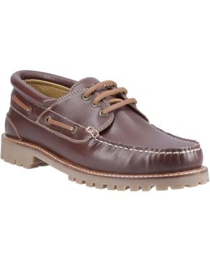 Hush Puppies Weston Boat Shoe Shoes - Brown
