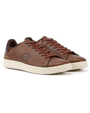 Lambretta Pinball 2 Tan Trainers - Brown