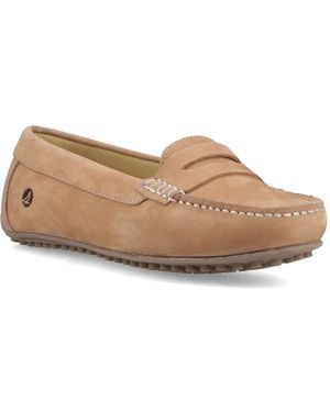 Sperry Top-Sider Tubarao Slip On Nubuck Moccasins Shoes - Natural