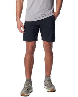 Columbia Ridge Utility Cargo Short Polyester Knee-Length Shorts - Blue