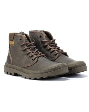 Palladium Pampa Hi Wax Major Boots - Grey
