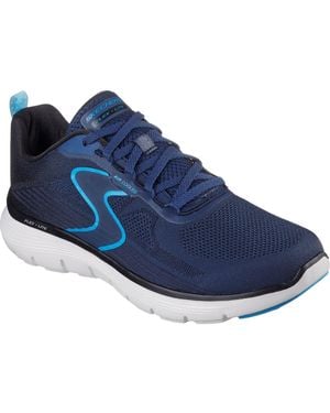 Skechers Flex Advantage 5.0 Spreelo Herren Sneaker Aus Polyester - Blau