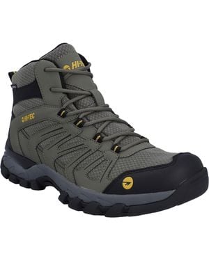 Hi-Tec Campana Mid Polyurethane Dusty/Honey Hiking Boots - Black
