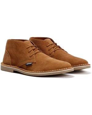 Lambretta Chiswick Suede Boots - Brown
