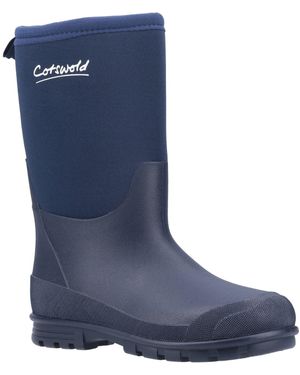 Cotswold Hilly Neoprene Tpr+Neoprene Wellington Boots - Blue