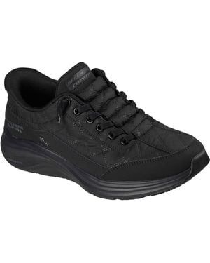 Skechers Contour Foam Cosy Fit Textile Standard Trainers - Black