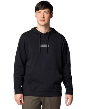Columbia Trek Cotton Hooded Sweatshirt - Black
